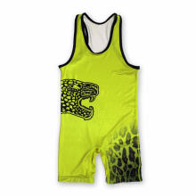 Kundenspezifische Sublimation Männer Tank Top Wrestling Singlet mit Big Armhole